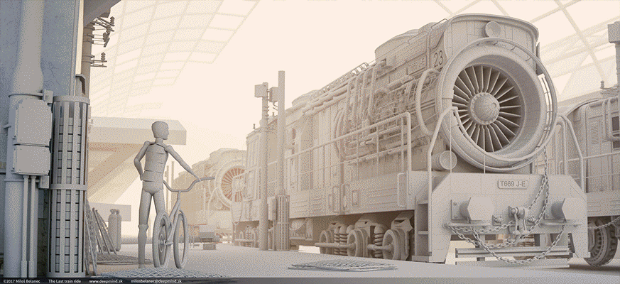 Arte 3D | 'El último viaje en tren' | Miloš Belanec