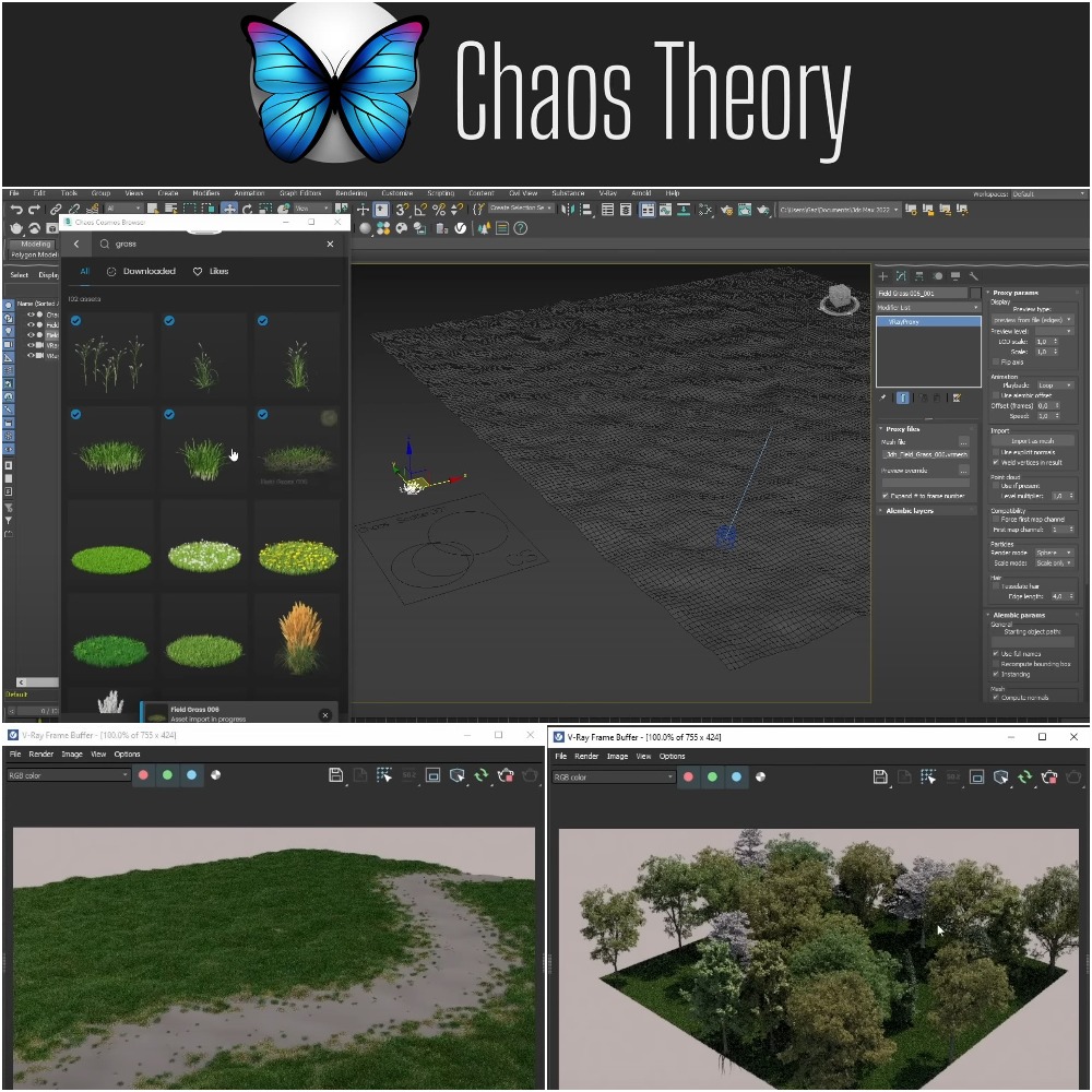 Chaos Theory - InDepth Tutorial for Chaos Scatter using V-Ray 6 Beta